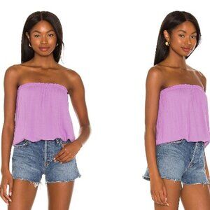 Indah Gemma Strapless Top Size M/L in Violet
